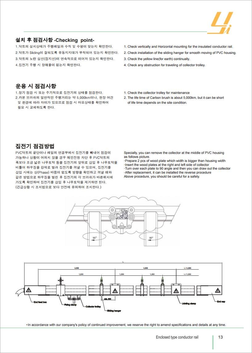 Công ty TNHH MTT Hàn Quốc Ray điện hộp kín 4P - Conductor Rail 