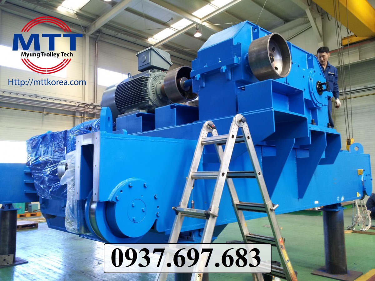 Công ty TNHH MTT Hàn Quốc Palang cáp dầm đôi 3 tấn Hyundai 