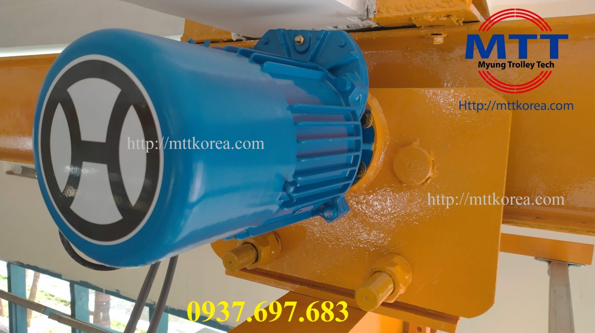 Công ty TNHH MTT Hàn Quốc Motor dầm biên 0.75kWx4P Hyundai cầu trục 