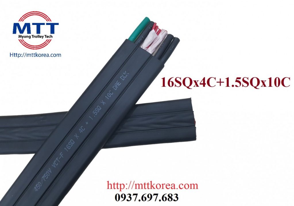 Dây cáp dẹt cầu trục 16SQx4C+1.5SQx10C avatar