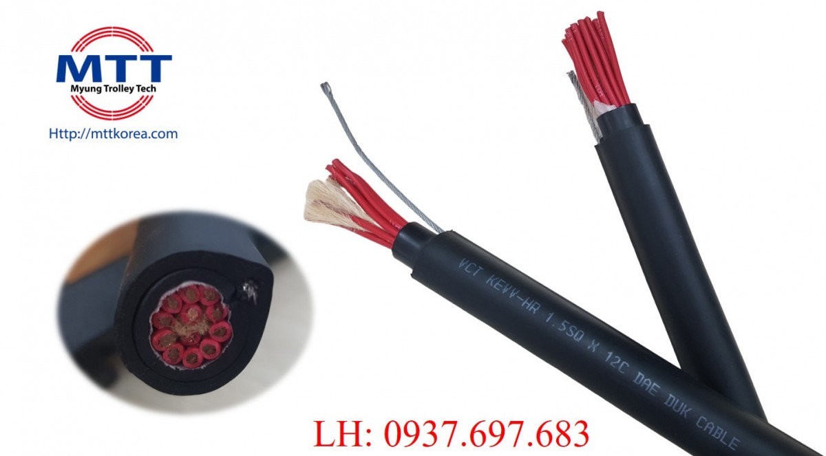 Công ty TNHH MTT Hàn Quốc Dây cáp điều khiển 1.5SQx12C (loại tròn) Công ty TNHH MTT Hàn Quốc Dây cáp điều khiển 1.5SQx12C (loại tròn)
