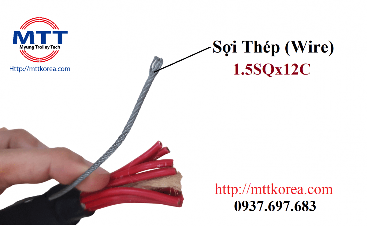 Công ty TNHH MTT Hàn Quốc Dây cáp điều khiển 1.5SQx12C (loại tròn) Công ty TNHH MTT Hàn Quốc Dây cáp điều khiển 1.5SQx12C (loại tròn)