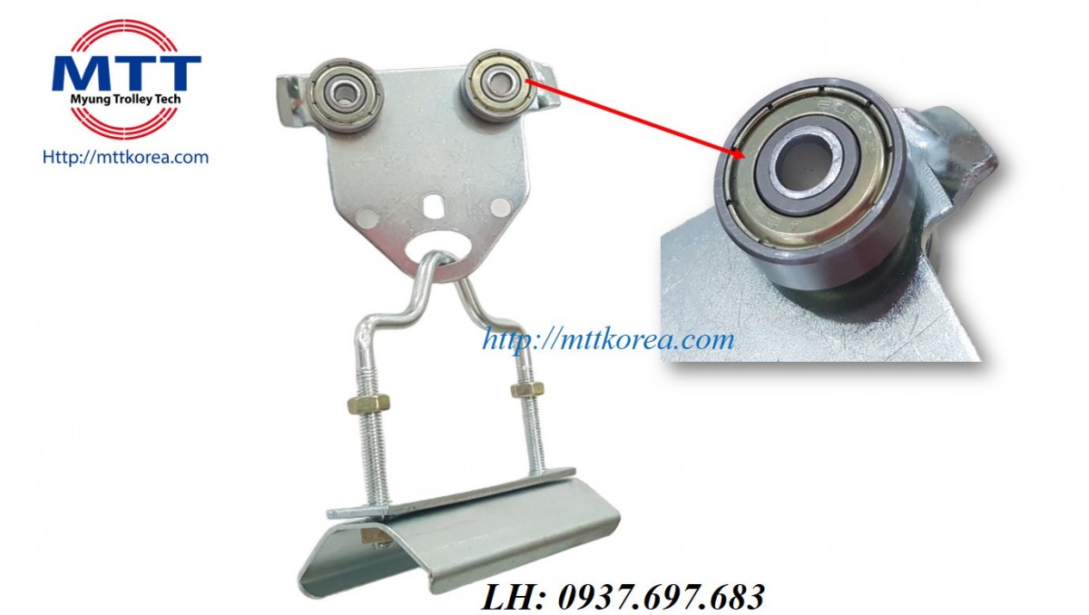 Công ty TNHH MTT Hàn Quốc Con lăn trượt cáp ray C cầu trục 
