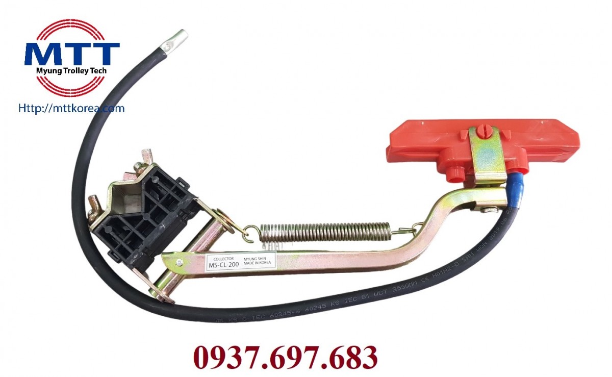 Công ty TNHH MTT Hàn Quốc Chổi lấy điện 200A PVC cầu trục Công ty TNHH MTT Hàn Quốc Chổi lấy điện 200A PVC cầu trục