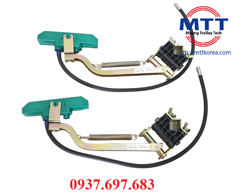 Công ty TNHH MTT Hàn Quốc Chổi lấy điện 1P 90A PVC cầu trục Công ty TNHH MTT Hàn Quốc Chổi lấy điện 1P 90A PVC cầu trục