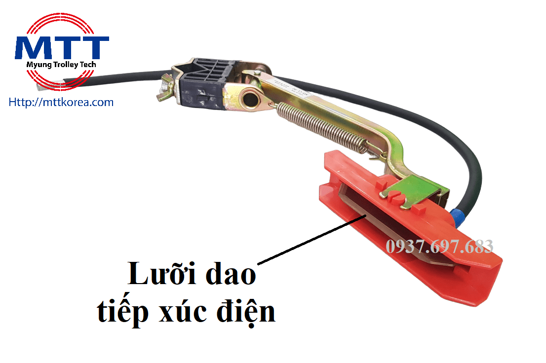 Công ty TNHH MTT Hàn Quốc Chổi lấy điện 1P 90A PVC cầu trục Công ty TNHH MTT Hàn Quốc Chổi lấy điện 1P 90A PVC cầu trục