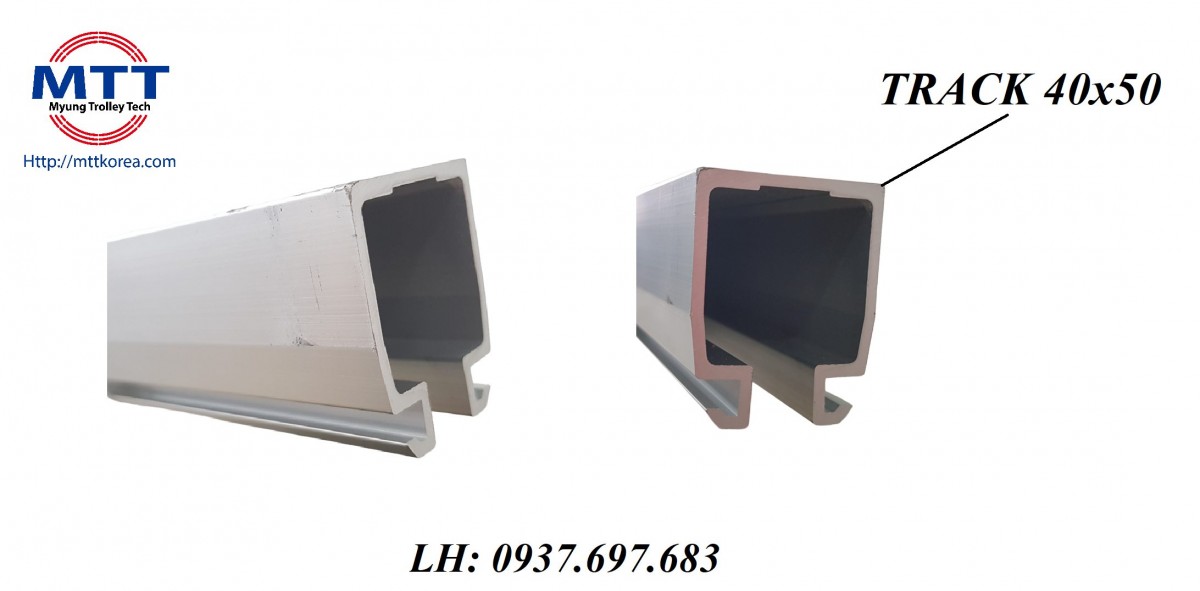 Công ty TNHH MTT Hàn Quốc Con lăn ray C 40x50 cầu trục (5m/thanh) 