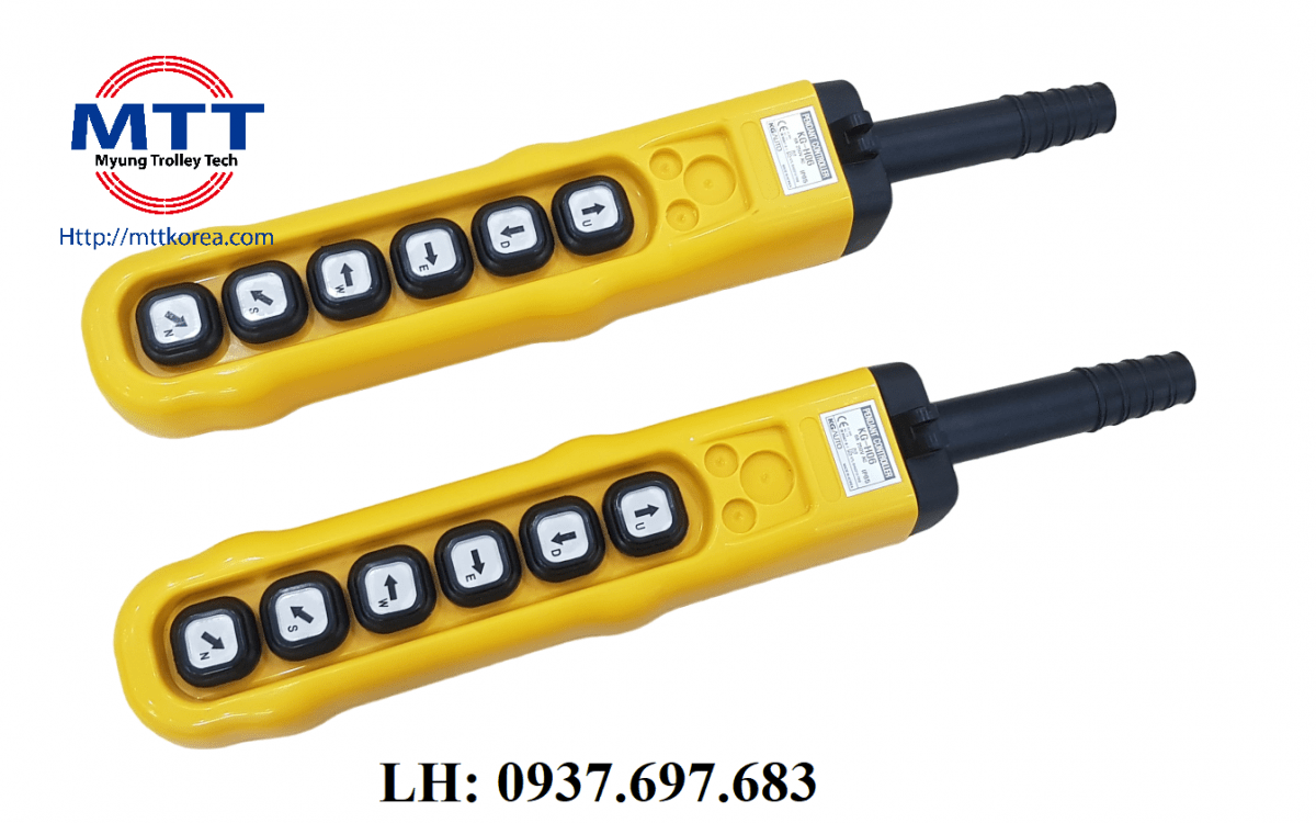 Công ty TNHH MTT Hàn Quốc Tay bấm điều khiển H06AAA cầu trục Công ty TNHH MTT Hàn Quốc Tay bấm điều khiển H06AAA cầu trục