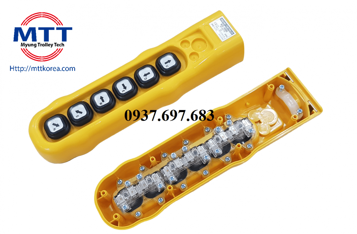 Công ty TNHH MTT Hàn Quốc Tay bấm điều khiển H06AAA cầu trục Công ty TNHH MTT Hàn Quốc Tay bấm điều khiển H06AAA cầu trục
