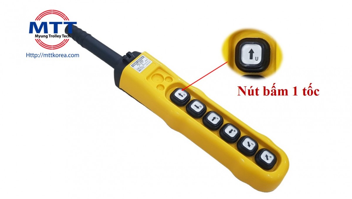 Công ty TNHH MTT Hàn Quốc Tay bấm điều khiển H06AAA cầu trục Công ty TNHH MTT Hàn Quốc Tay bấm điều khiển H06AAA cầu trục