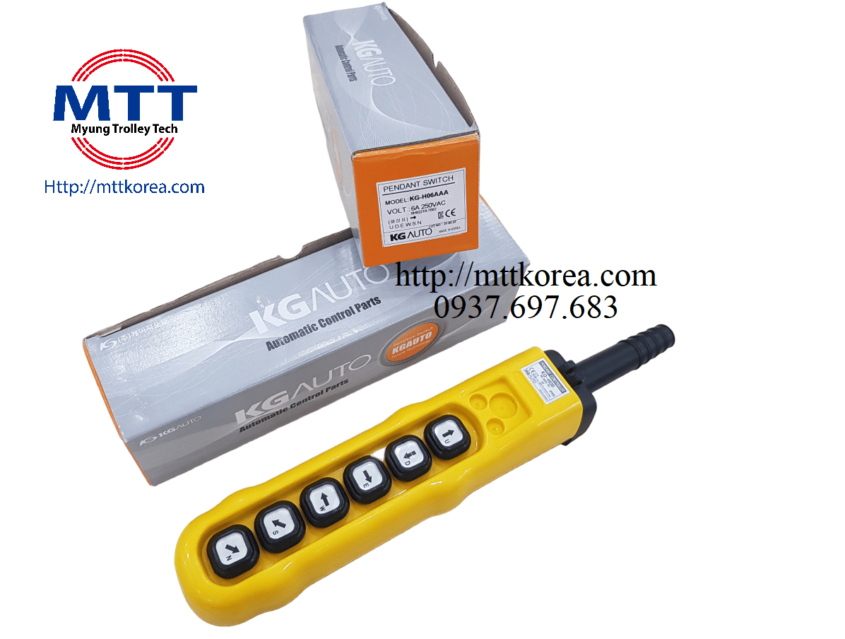 Công ty TNHH MTT Hàn Quốc Tay bấm điều khiển H06AAA cầu trục Công ty TNHH MTT Hàn Quốc Tay bấm điều khiển H06AAA cầu trục