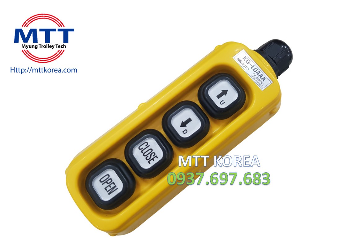 Công ty TNHH MTT Hàn Quốc Tay bấm điều khiển palang L04AA Công ty TNHH MTT Hàn Quốc Tay bấm điều khiển palang L04AA
