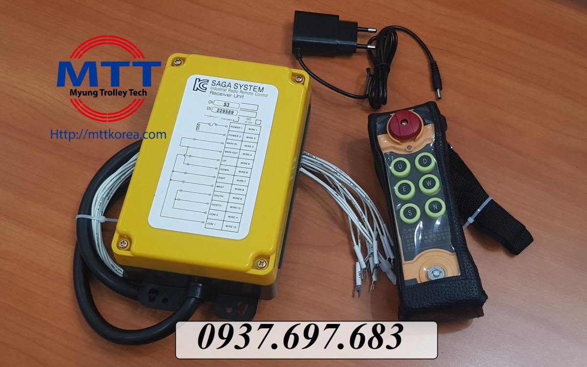 Công ty TNHH MTT Hàn Quốc Bộ điều khiển từ xa SAGA-600N Công ty TNHH MTT Hàn Quốc Bộ điều khiển từ xa SAGA-600N