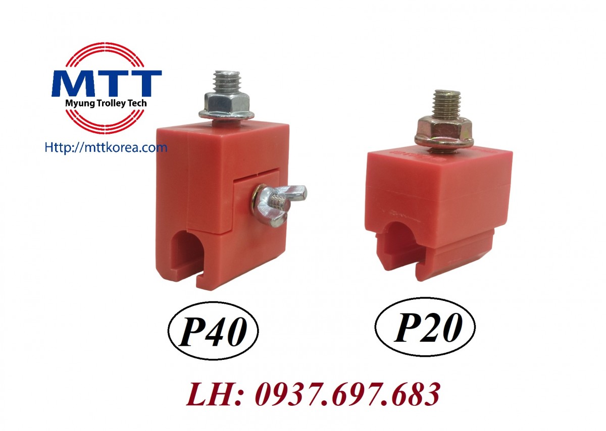 Công ty TNHH MTT Hàn Quốc Kẹp treo ray điện đơn P20 Công ty TNHH MTT Hàn Quốc Kẹp treo ray điện đơn P20