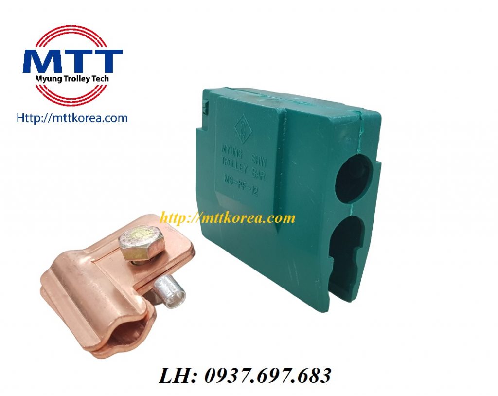 Đầu nối nguồn ray điện cầu trục xanh avatar
