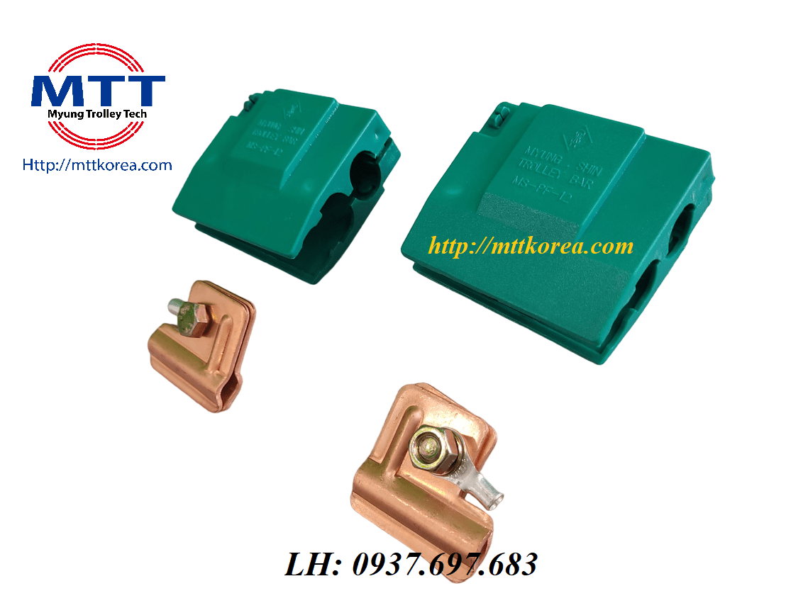 Công ty TNHH MTT Hàn Quốc Đầu nối nguồn ray điện (xanh) 