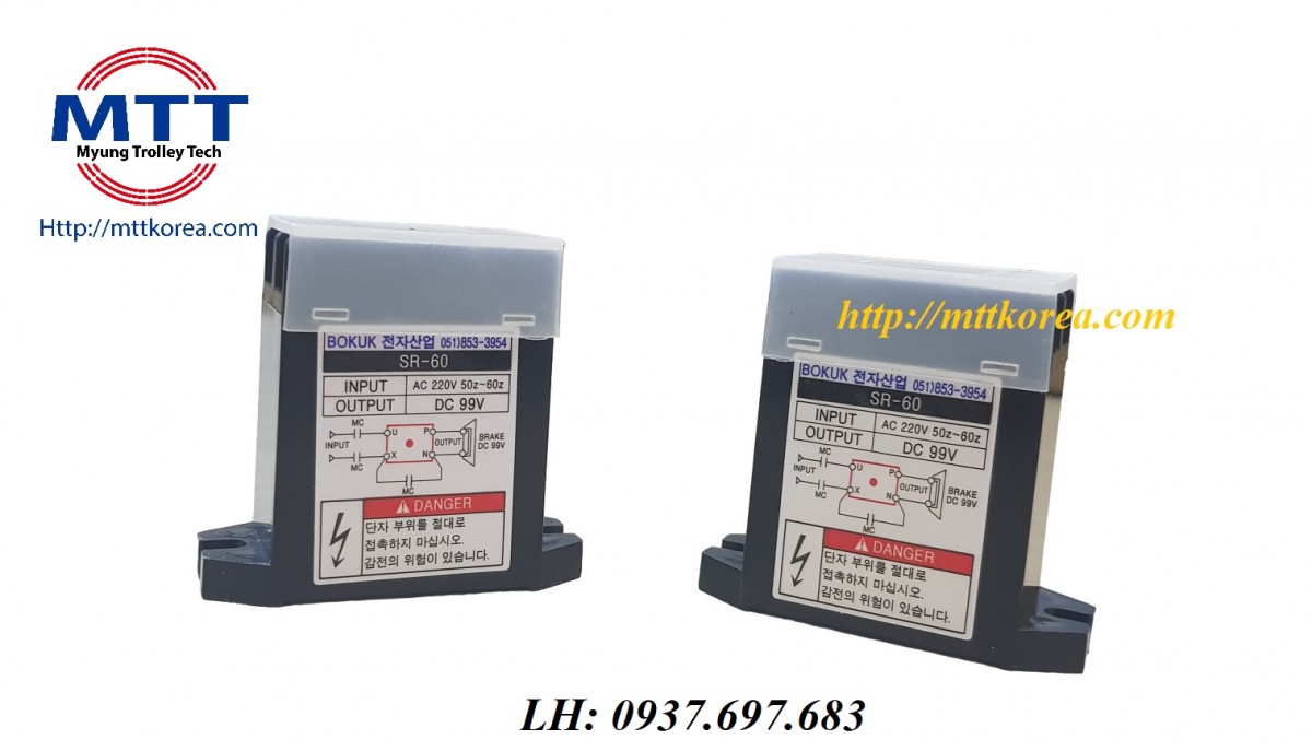Công ty TNHH MTT Hàn Quốc Thắng cầu trục Diot SR-60 Bokuk 