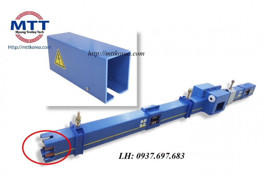 Hộp chặn cuối ray điện hộp kín avatar