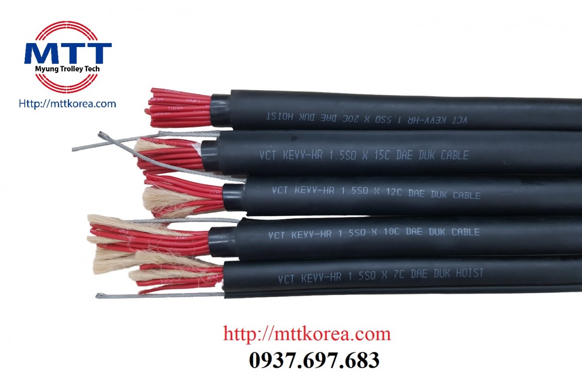 Công ty TNHH MTT Hàn Quốc Dây cáp điều khiển 1.5SQx12C (loại tròn) Công ty TNHH MTT Hàn Quốc Dây cáp điều khiển 1.5SQx12C (loại tròn)