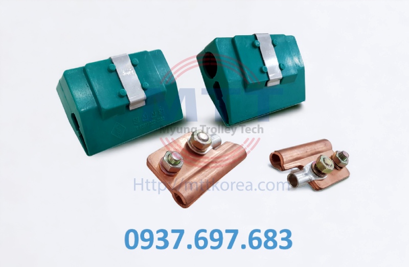 Công ty TNHH MTT Hàn Quốc Đầu nối nguồn ray điện cầu trục 300A Công ty TNHH MTT Hàn Quốc Đầu nối nguồn ray điện cầu trục 300A