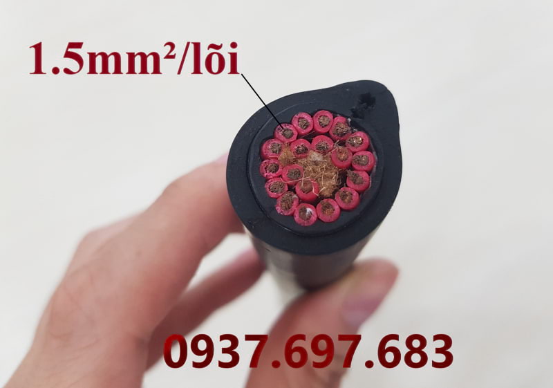 Công ty TNHH MTT Hàn Quốc Cáp tròn điều khiển cầu trục 1.5SQx20C Công ty TNHH MTT Hàn Quốc Cáp tròn điều khiển cầu trục 1.5SQx20C